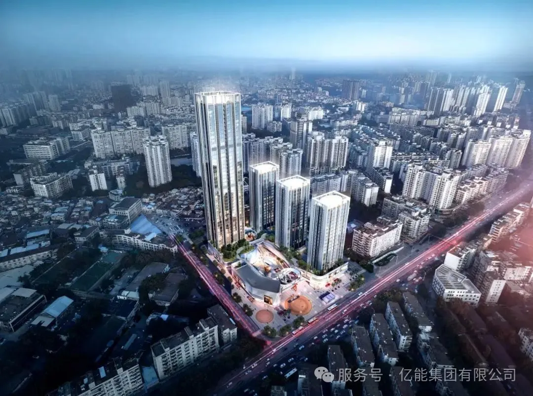 电力“满格”！178米天际地标亮灯，华新广场二期送电成功